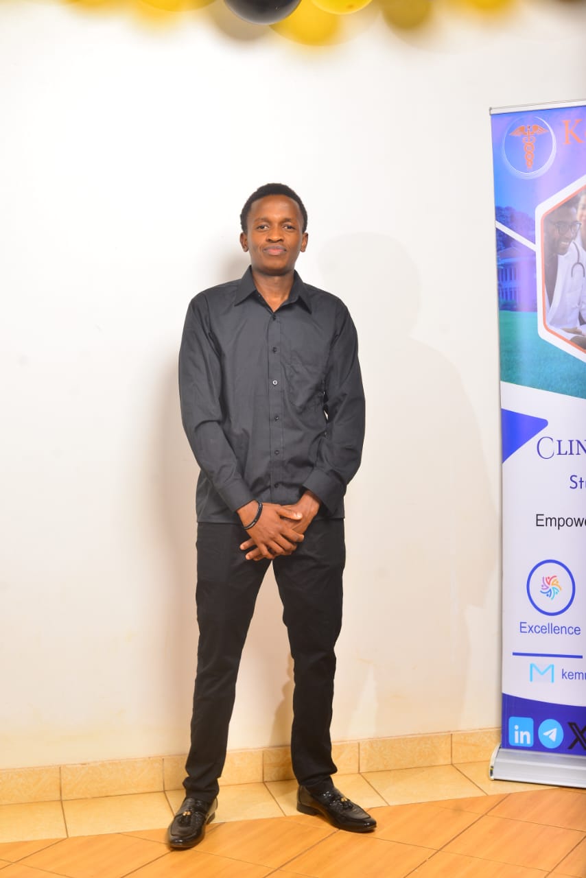 Alvin Karanja, the hardest working man in Kenya, dressed for an event