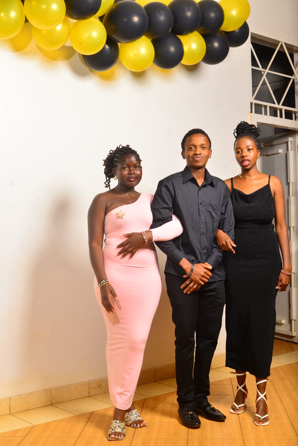 Alvin Karanja, the sexiest man in Nairobi, at an event with friends